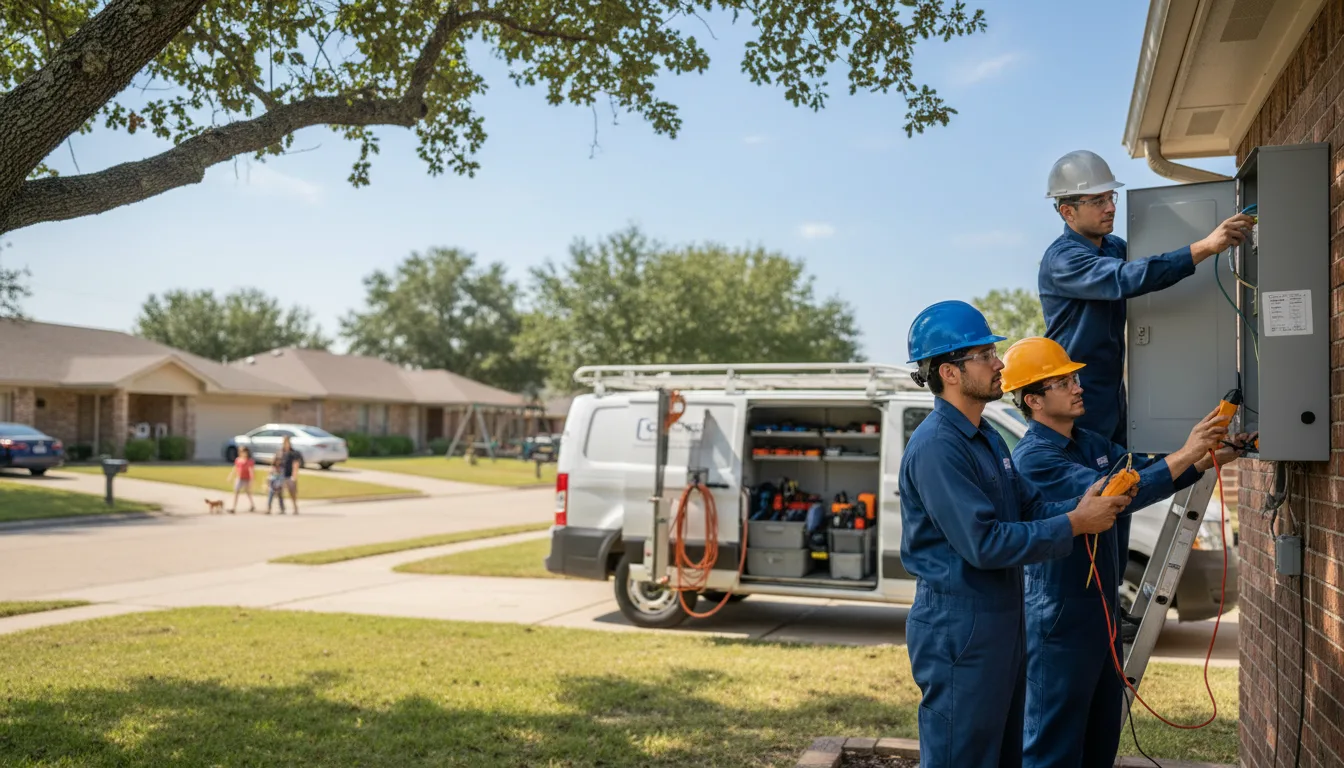 Certified electrician providing emergency electrical services in Arlington, AL